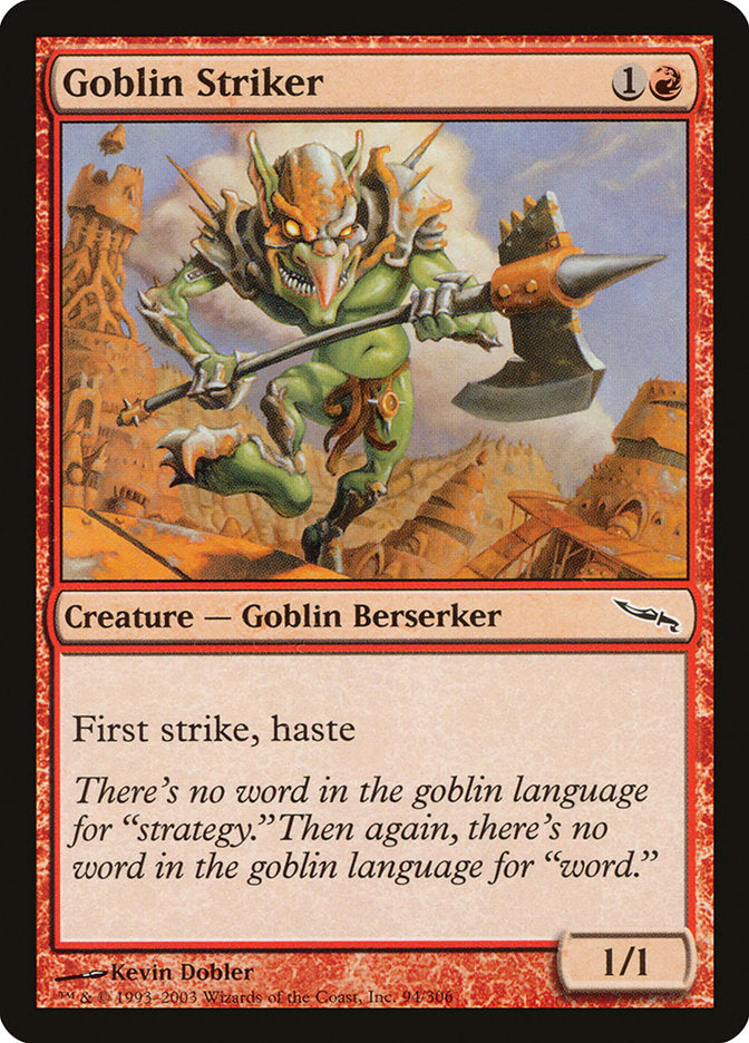 Goblin Striker [Mirrodin] | GrognardGamesBatavia