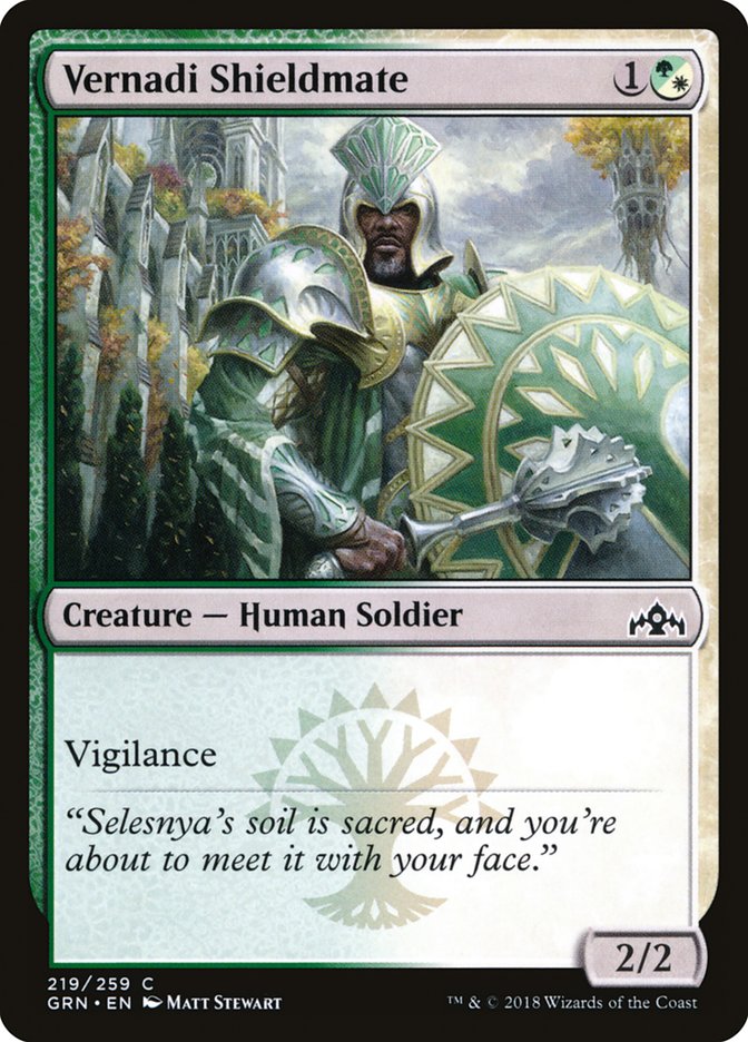 Vernadi Shieldmate [Guilds of Ravnica] | GrognardGamesBatavia