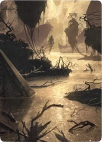 Murkwater Pathway Art Card [Zendikar Rising Art Series] | GrognardGamesBatavia