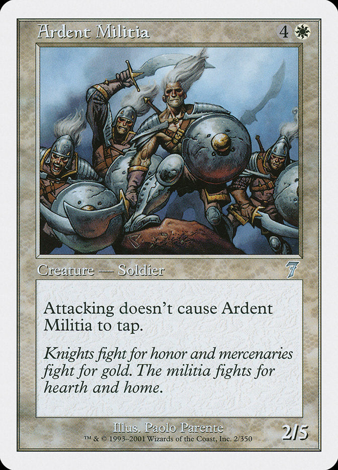 Ardent Militia [Seventh Edition] | GrognardGamesBatavia