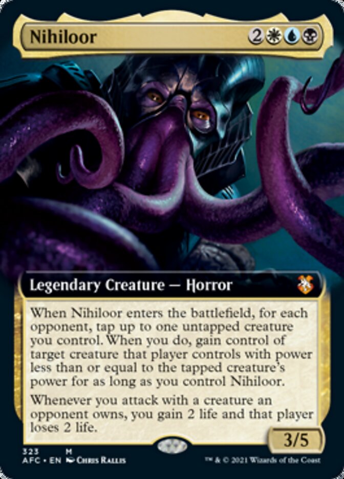 Nihiloor (Extended Art) [Dungeons & Dragons: Adventures in the Forgotten Realms Commander] | GrognardGamesBatavia