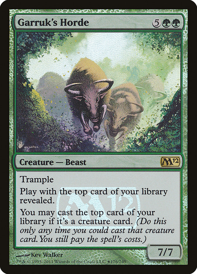 Garruk's Horde [Magic 2012 Prerelease Promos] | GrognardGamesBatavia