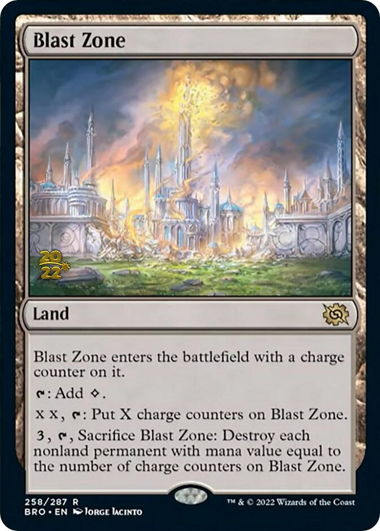 Blast Zone (258) [The Brothers' War Prerelease Promos] | GrognardGamesBatavia