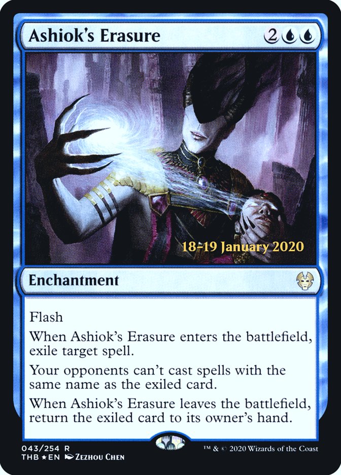 Ashiok's Erasure [Theros Beyond Death Prerelease Promos] | GrognardGamesBatavia