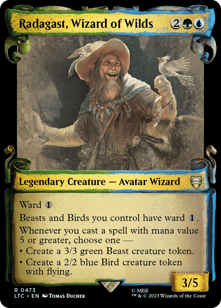 Radagast, Wizard of Wilds [The Lord of the Rings: Tales of Middle-Earth Commander Showcase Scrolls] | GrognardGamesBatavia