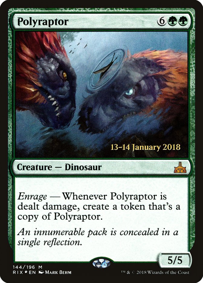 Polyraptor [Rivals of Ixalan Prerelease Promos] | GrognardGamesBatavia