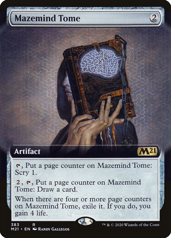 Mazemind Tome (Extended Art) [Core Set 2021] | GrognardGamesBatavia