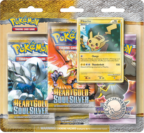 HeartGold & SoulSilver - 3-Pack Blister (Pikachu) | GrognardGamesBatavia