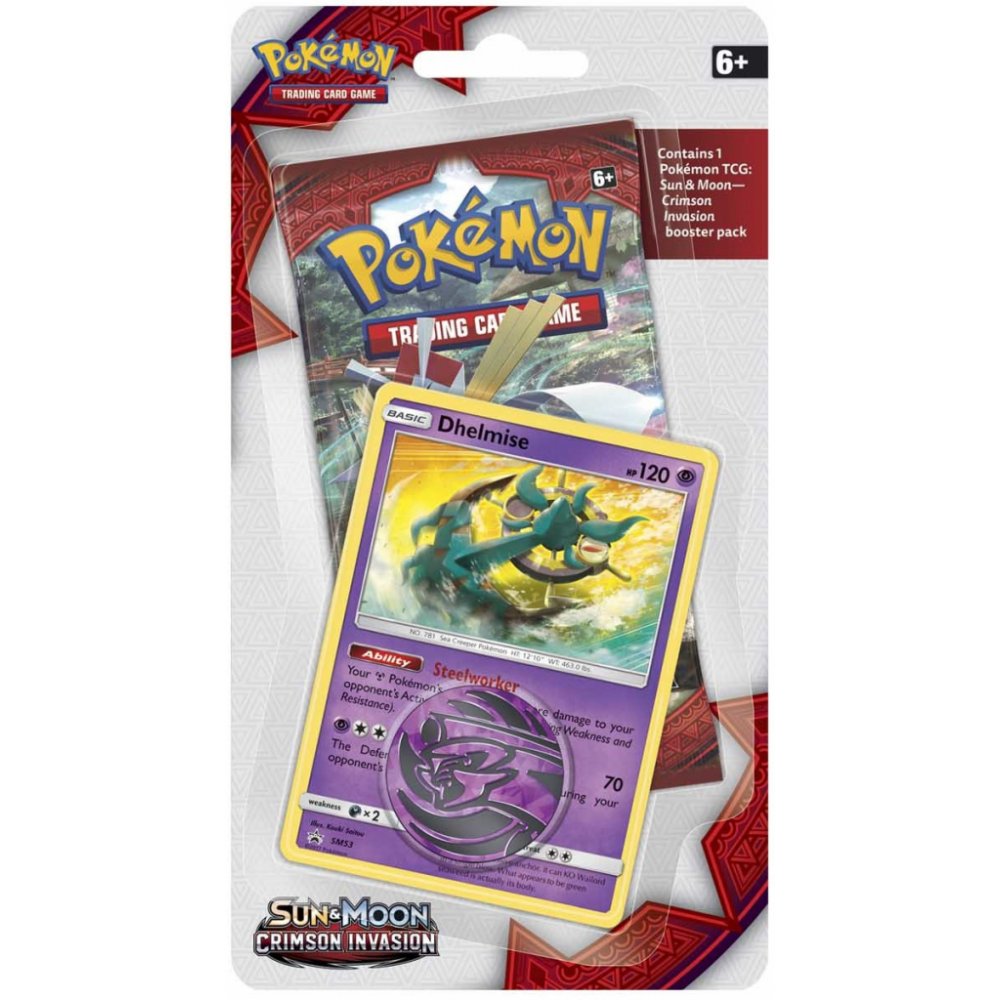 Sun & Moon: Crimson Invasion - Single Pack Blister (Dhelmise) | GrognardGamesBatavia