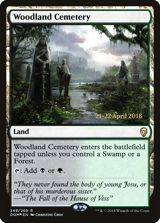 Woodland Cemetery [Dominaria Prerelease Promos] | GrognardGamesBatavia