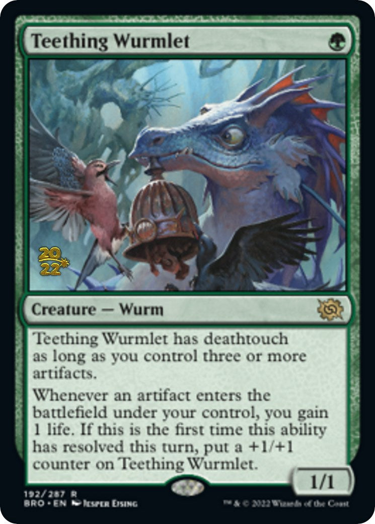 Teething Wurmlet [The Brothers' War Prerelease Promos] | GrognardGamesBatavia