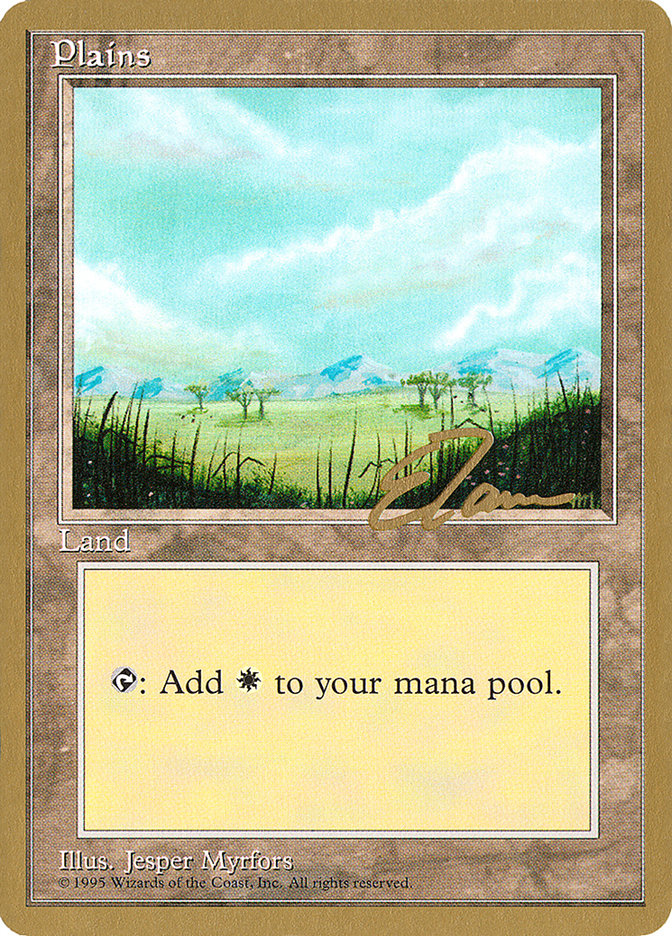 Plains (et365) (Eric Tam) [Pro Tour Collector Set] | GrognardGamesBatavia