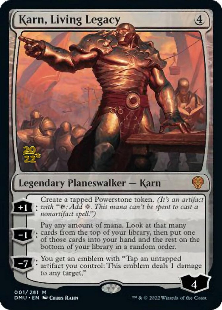 Karn, Living Legacy [Dominaria United Prerelease Promos] | GrognardGamesBatavia