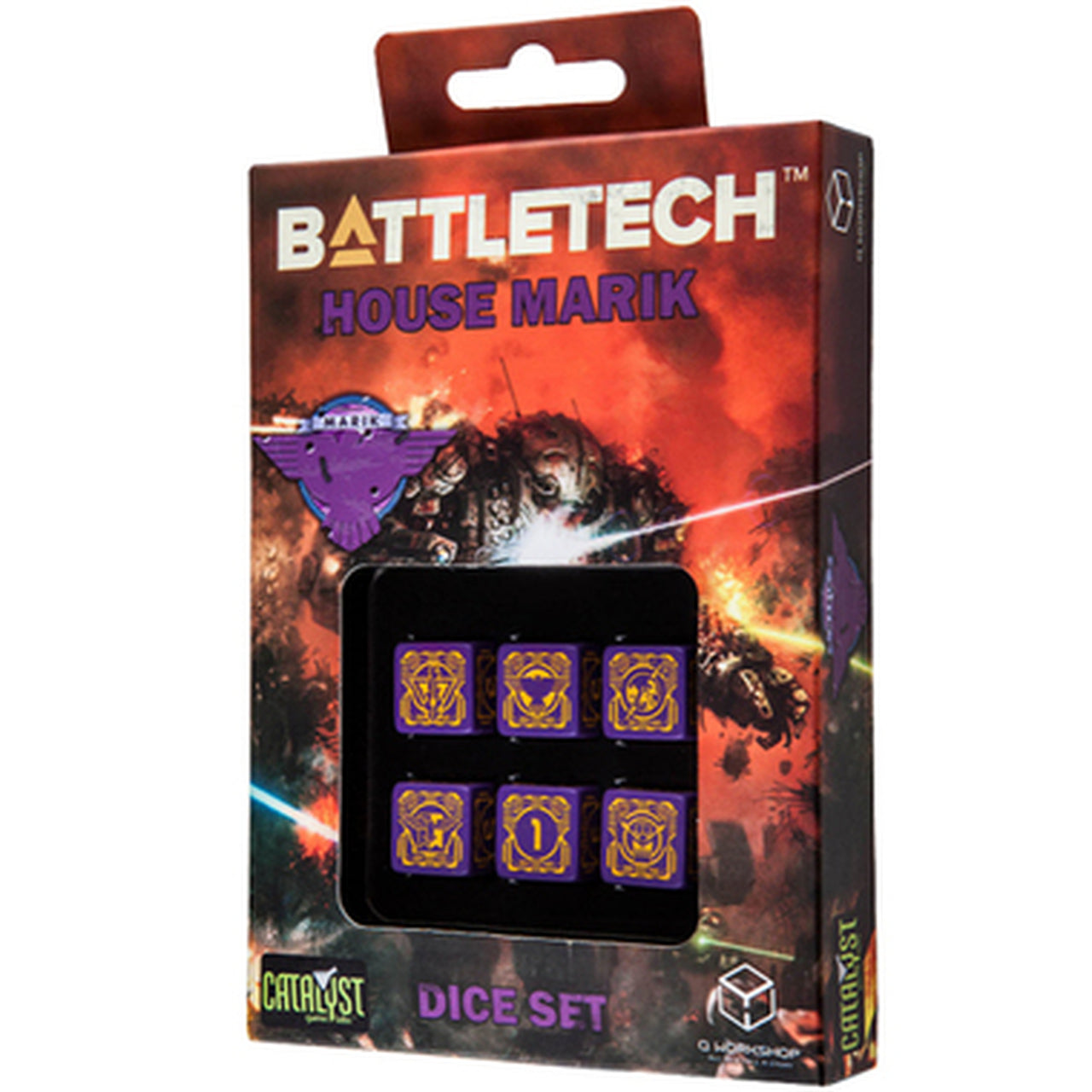 Battletech House Marik Dice Set | GrognardGamesBatavia