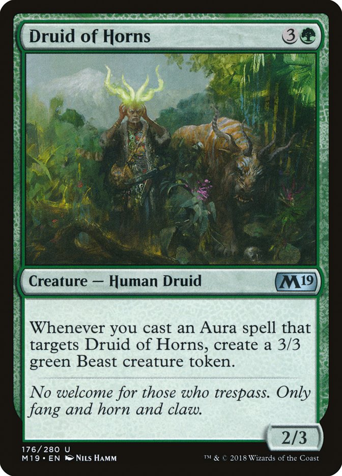 Druid of Horns [Core Set 2019] | GrognardGamesBatavia