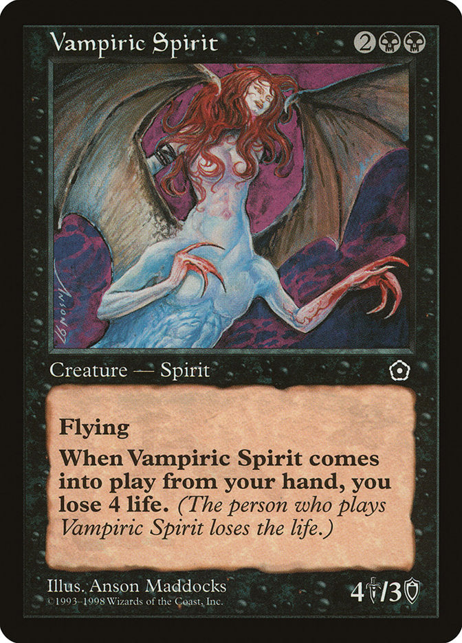 Vampiric Spirit [Portal Second Age] | GrognardGamesBatavia