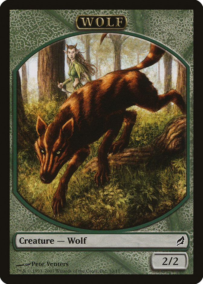 Wolf Token [Lorwyn Tokens] | GrognardGamesBatavia