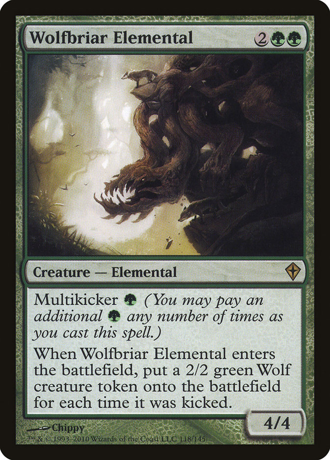 Wolfbriar Elemental [Worldwake] | GrognardGamesBatavia