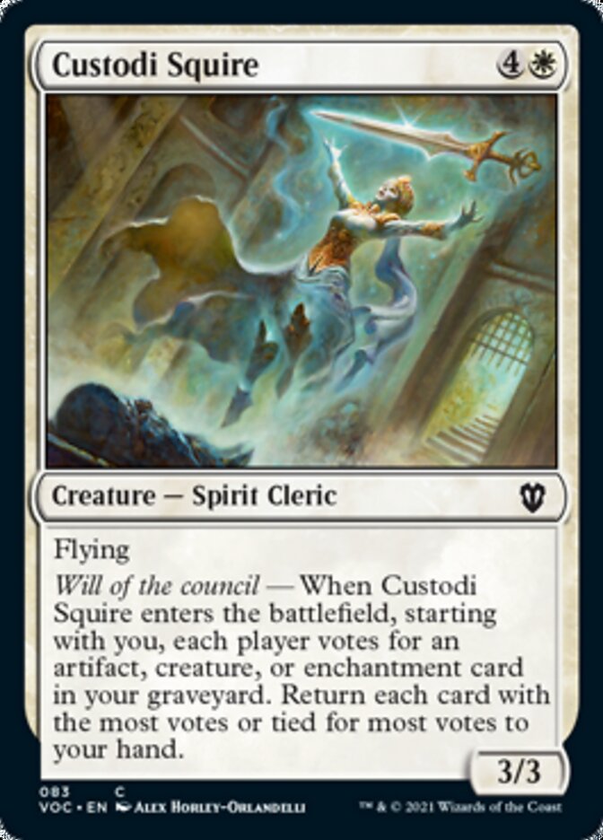 Custodi Squire [Innistrad: Crimson Vow Commander] | GrognardGamesBatavia