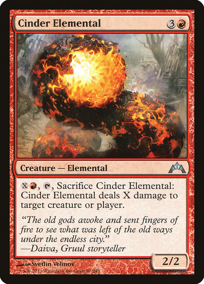 Cinder Elemental [Gatecrash] | GrognardGamesBatavia