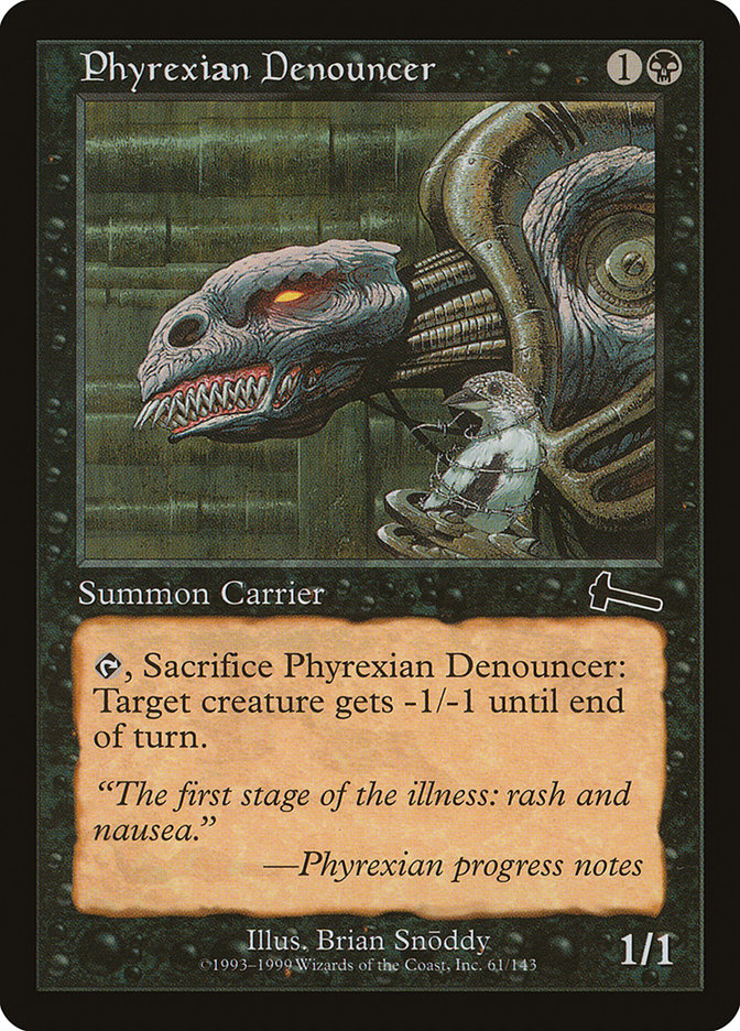 Phyrexian Denouncer [Urza's Legacy] | GrognardGamesBatavia