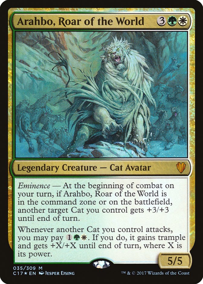 Arahbo, Roar of the World [Commander 2017] | GrognardGamesBatavia