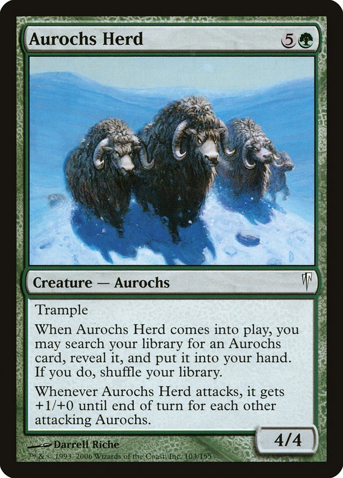 Aurochs Herd [Coldsnap] | GrognardGamesBatavia