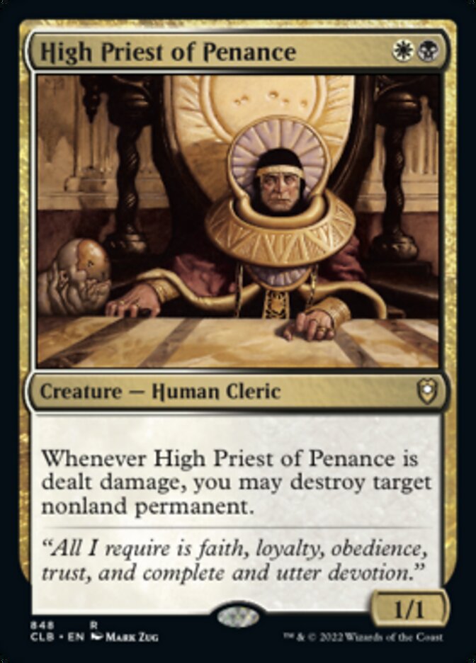 High Priest of Penance [Commander Legends: Battle for Baldur's Gate] | GrognardGamesBatavia