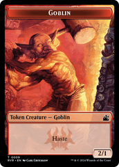 Goblin (0008) // Goblin (0009) Double-Sided Token [Ravnica Remastered Tokens] | GrognardGamesBatavia