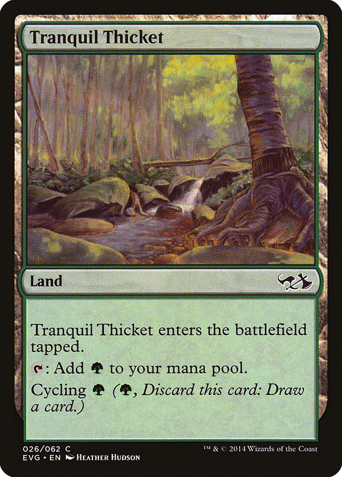 Tranquil Thicket (Elves vs. Goblins) [Duel Decks Anthology] | GrognardGamesBatavia