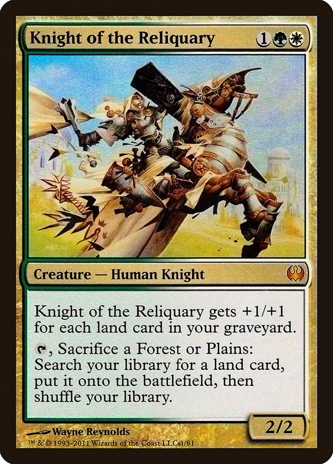 Knight of the Reliquary [Duel Decks: Knights vs. Dragons] | GrognardGamesBatavia