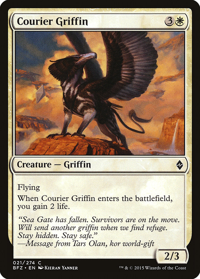Courier Griffin [Battle for Zendikar] | GrognardGamesBatavia