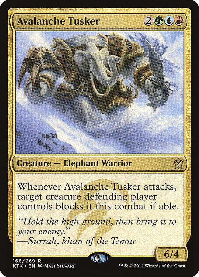 Avalanche Tusker [Khans of Tarkir] | GrognardGamesBatavia