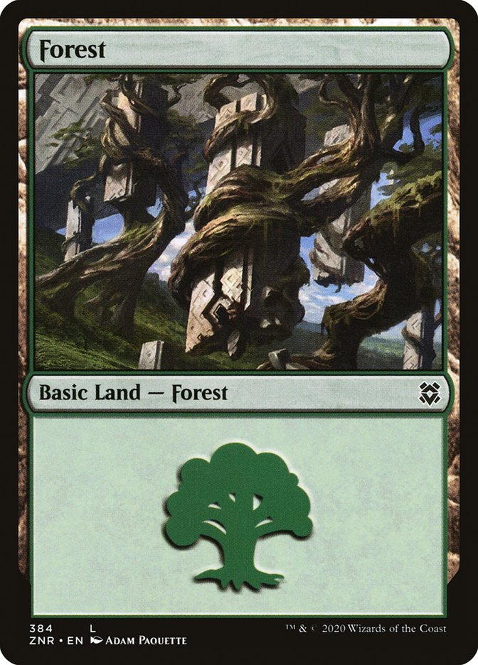 Forest (384) [Zendikar Rising] | GrognardGamesBatavia