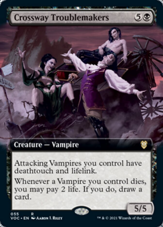 Crossway Troublemakers (Extended Art) [Innistrad: Crimson Vow Commander] | GrognardGamesBatavia