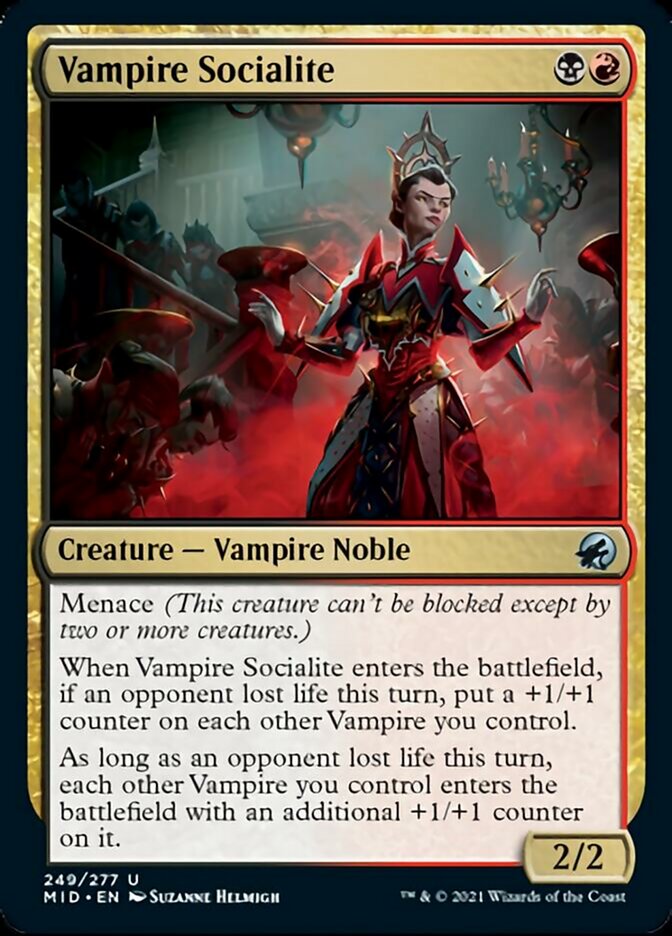 Vampire Socialite [Innistrad: Midnight Hunt] | GrognardGamesBatavia