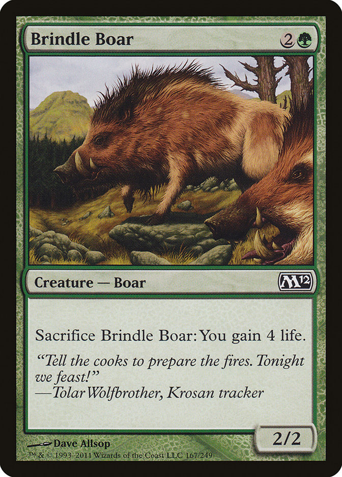 Brindle Boar [Magic 2012] | GrognardGamesBatavia