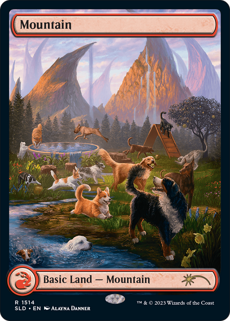 Mountain (1514) [Secret Lair Commander Deck: Raining Cats and Dogs] | GrognardGamesBatavia