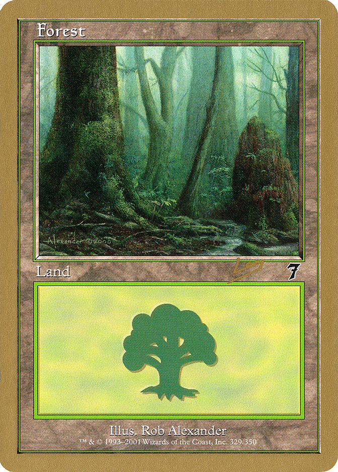 Forest (rl329) (Raphael Levy) [World Championship Decks 2002] | GrognardGamesBatavia