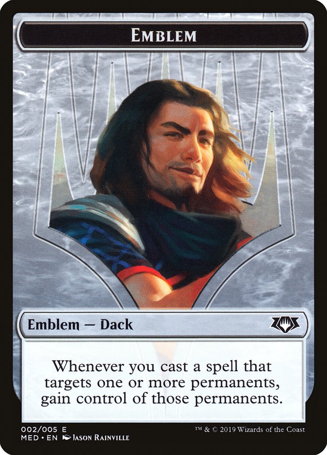 Dack Fayden Emblem [Mythic Edition Tokens] | GrognardGamesBatavia