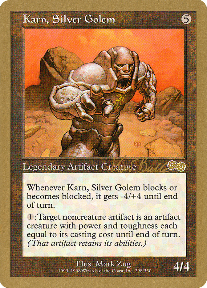 Karn, Silver Golem (Kai Budde) [World Championship Decks 1999] | GrognardGamesBatavia