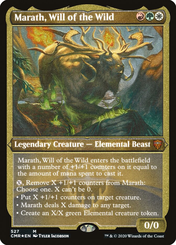 Marath, Will of the Wild (Etched) [Commander Legends] | GrognardGamesBatavia