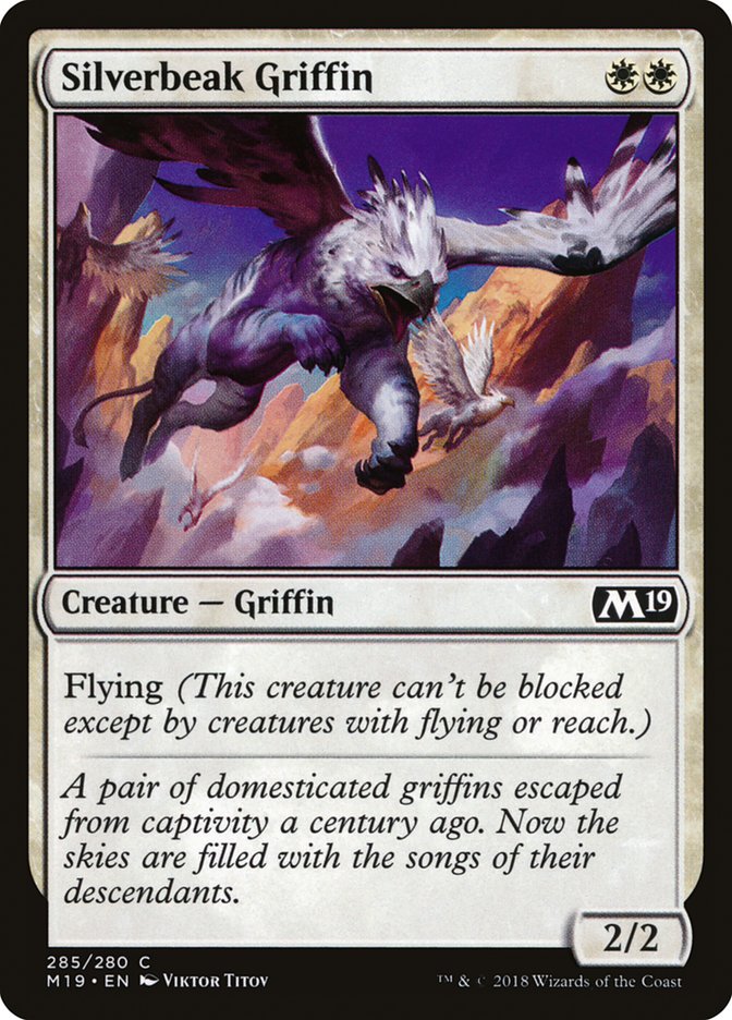 Silverbeak Griffin [Core Set 2019] | GrognardGamesBatavia