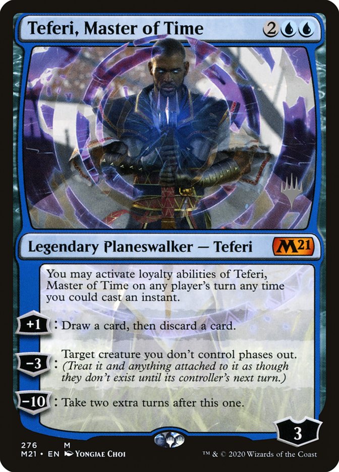 Teferi, Master of Time (Promo Pack) (276) [Core Set 2021 Promos] | GrognardGamesBatavia