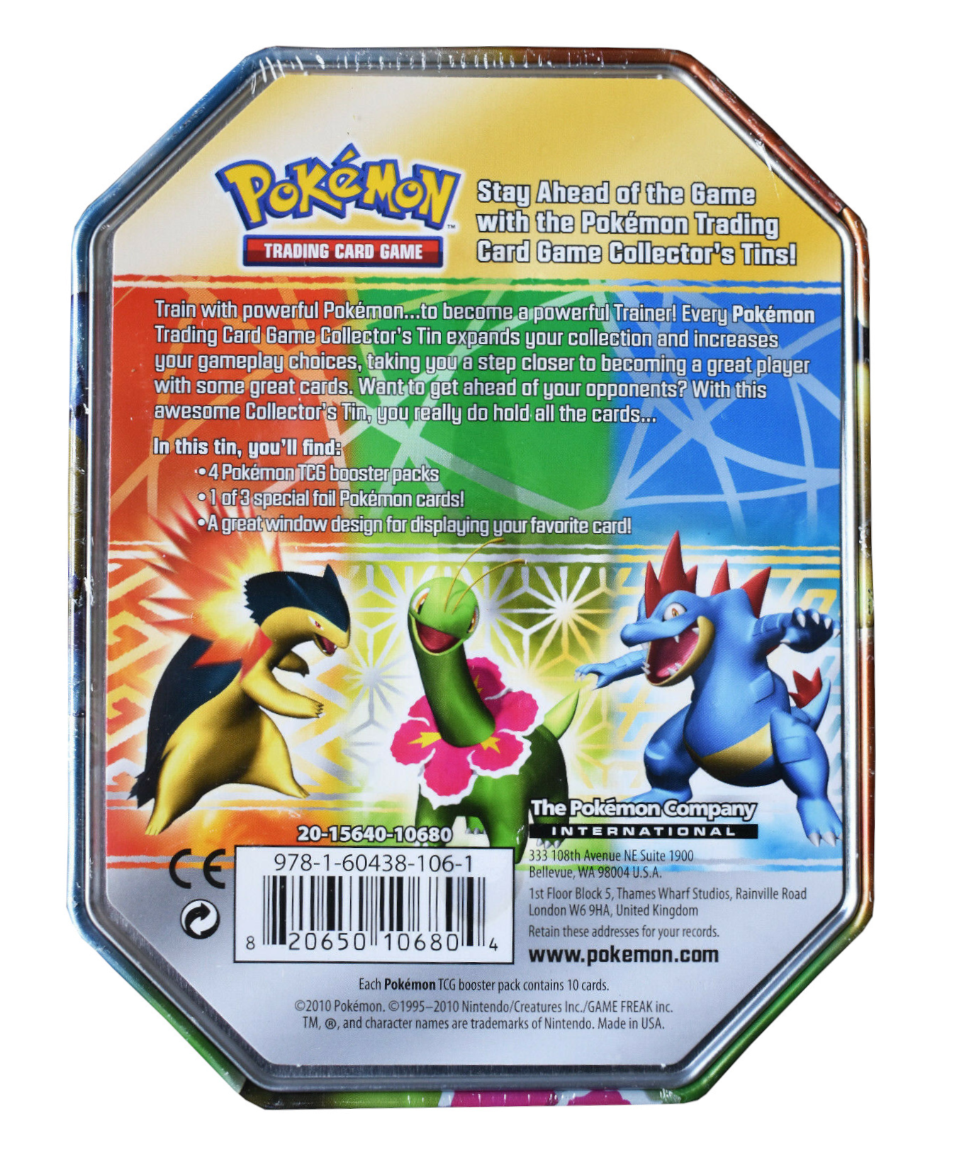 HeartGold & SoulSilver - Collector's Tin (Meganium) | GrognardGamesBatavia