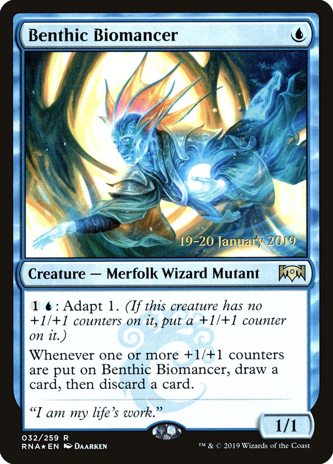 Benthic Biomancer [Ravnica Allegiance Prerelease Promos] | GrognardGamesBatavia