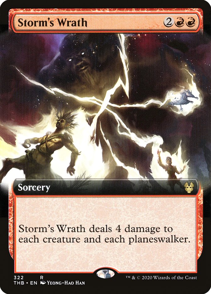 Storm's Wrath (Extended Art) [Theros Beyond Death] | GrognardGamesBatavia