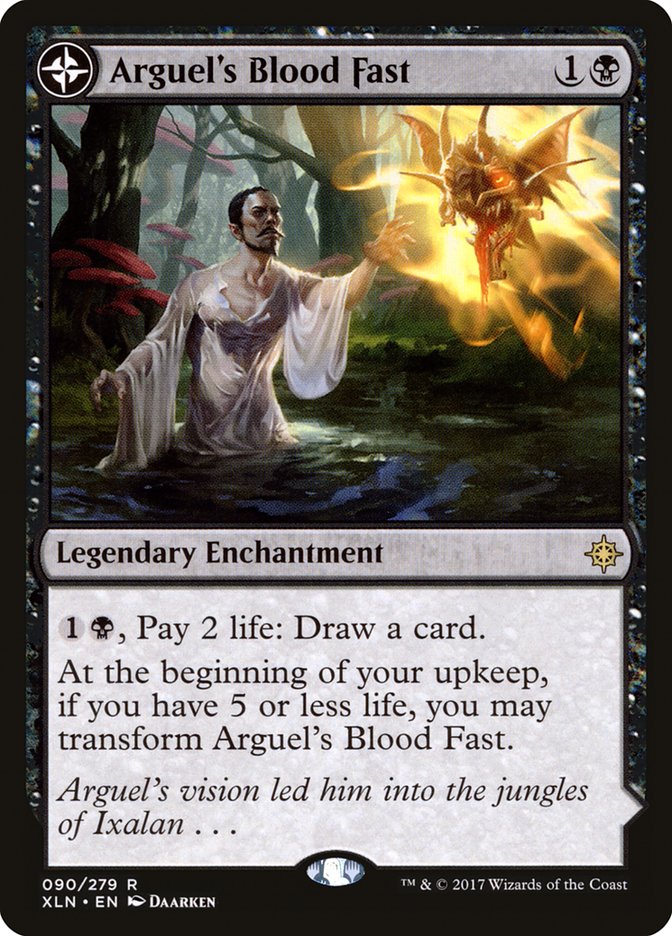 Arguel's Blood Fast // Temple of Aclazotz [Ixalan] | GrognardGamesBatavia