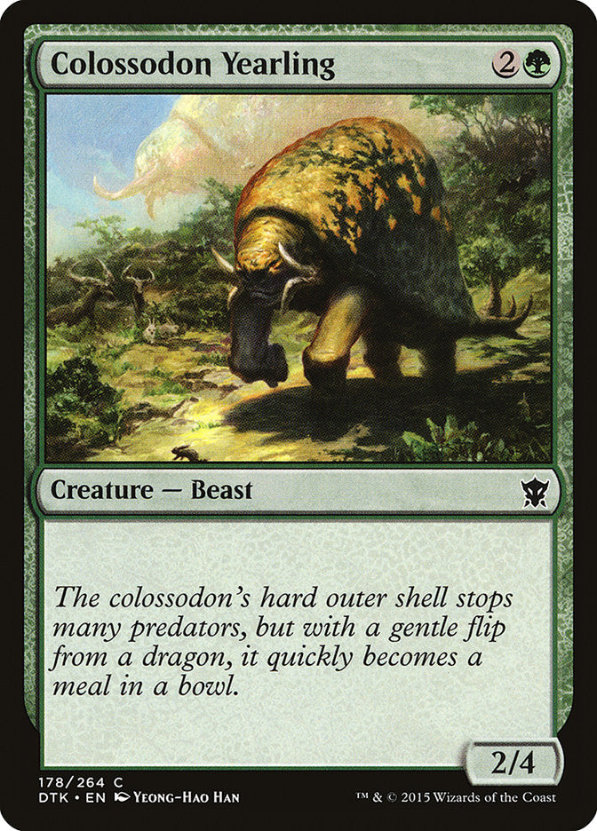 Colossodon Yearling [Dragons of Tarkir] | GrognardGamesBatavia