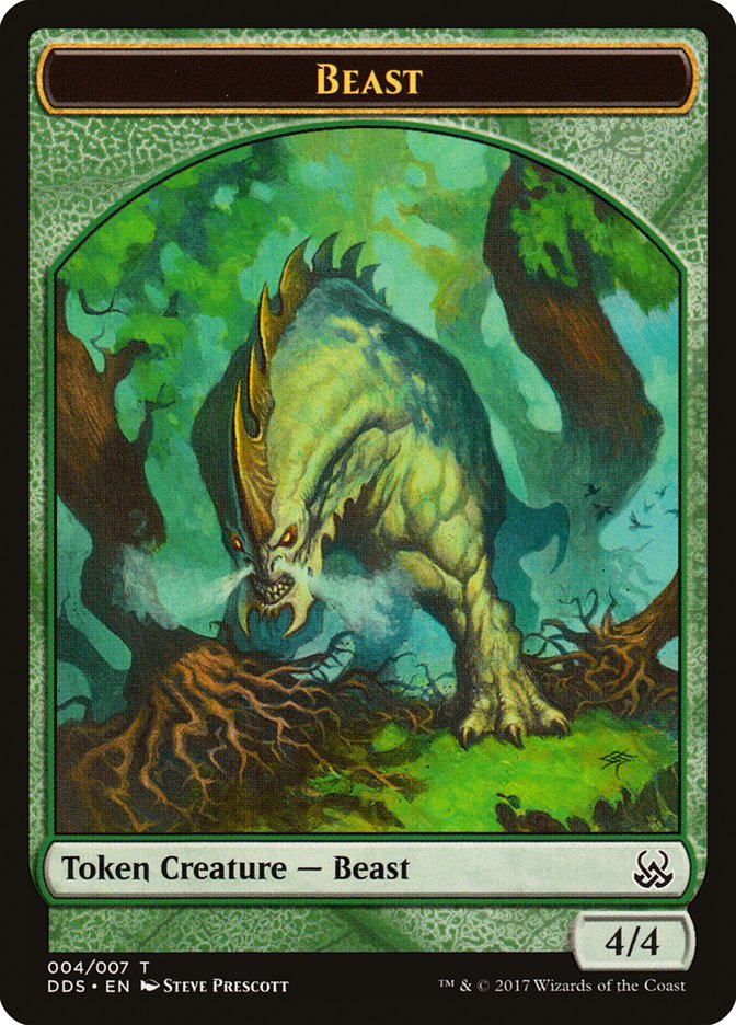 Beast Token [Duel Decks: Mind vs. Might Tokens] | GrognardGamesBatavia